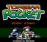 Top Gear Pocket (USA) Title Screen